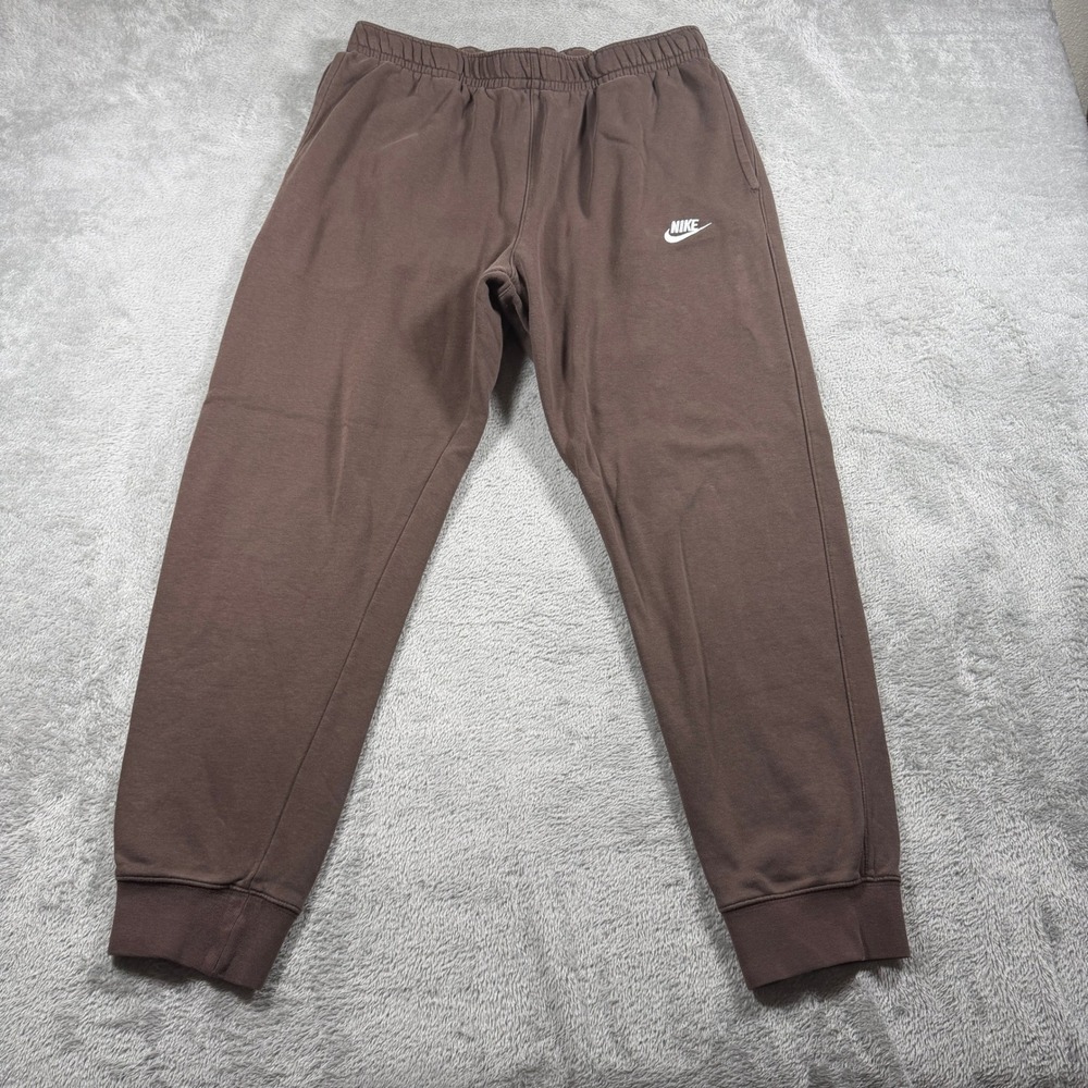 Nike Sportswear Club Fleece Joggers Mens XL Brown Sweatpants BV2671-237
